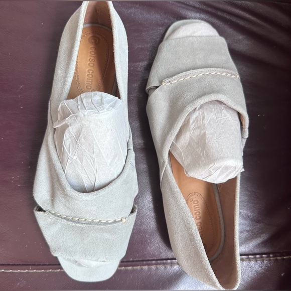 Corso Como Women’s Leather Suede Flat Tan Shoes Size: 10 - Picture 3 of 7